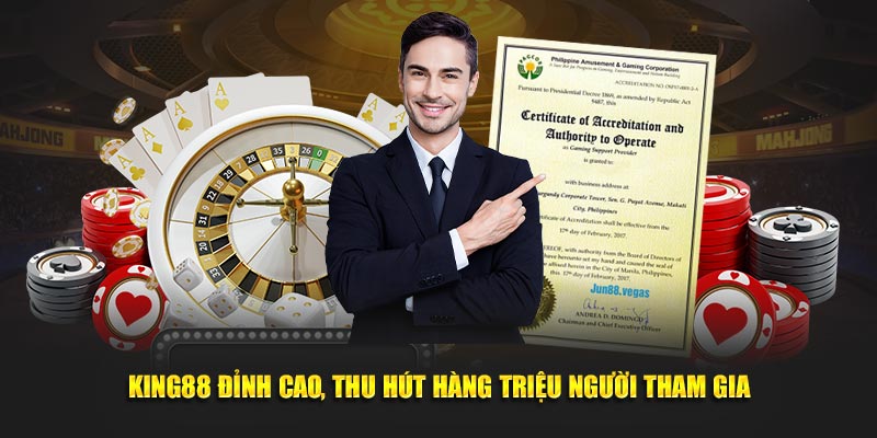 King88 đỉnh cao, thu hút hàng triệu lượt truy cập